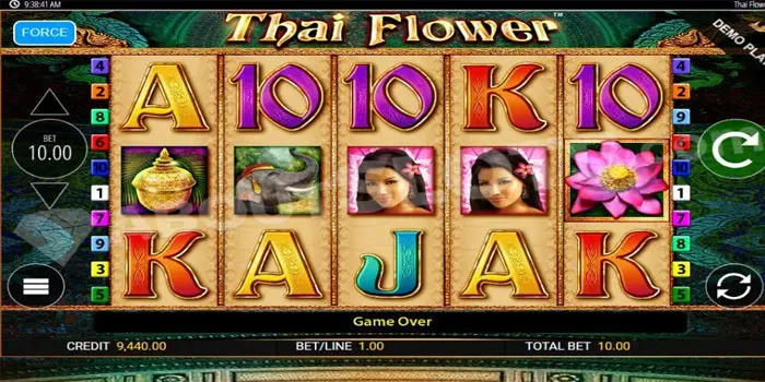 Varian Simbol-Simbol Slot Thai Flower